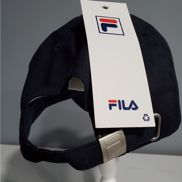 Fila Unisex Navy Blue Adjustable Baseball Hat - Picture 5 of 6